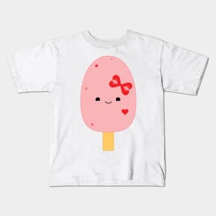 Paleta de Fresa (Strawberries n Cream Popsicle) Kids T-Shirt